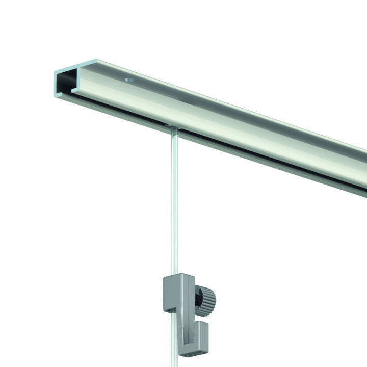 Top Rail - Artiteq ceiling rail for hanging pictures in a flexible way