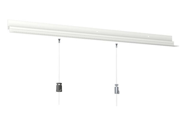 Top Rail - Artiteq ceiling rail for hanging pictures in a flexible way