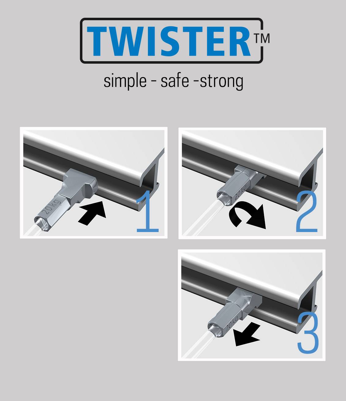 ARTITEQ Twister Hanging Wire 1mm – Hanging Systems